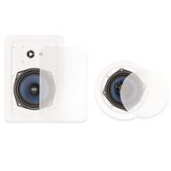 Blue Octave RH-537 In Wall and In Ceiling Speakers Home Theater Surround Sound 7 Speaker Set