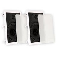 Theater Solutions TS80W 8-Inch Kevlar In Wall Speakers (White)
