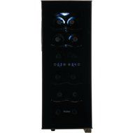 Haier 12-Bottle Dual Zone Curved Door with Smoked Glass Wine Cellar N4