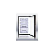 Summit MRF70 24" 6.0 cu. ft. Capacity Compact Refrigerator with Manual Defrost Freezer Full Size Microwave Interior... N2