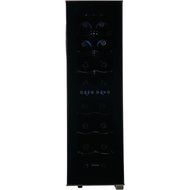 Haier 12-Bottle Dual Zone Curved Door with Smoked Glass Wine Cellar N5