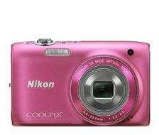 Nikon COOLPIX S3100 14 MP Digital Camera with 5x NIKKOR Wide-Angle Optical Zoom Lens and 2.7-Inch LCD - Black N24