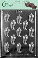 Cybrtrayd Fruits and Vegetables Chocolate Candy Mold, Chili Pepper