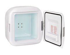 Gourmia GMF1200 Portable 12 Can Mini Fridge Cooler and Warmer for Home ,Office, Car or Boat AC &amp; DC N4