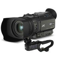 JVC GY-HM170U Ultra 4K HD 4KCAM Professional Camcorder &amp; Top Handle Audio Unit