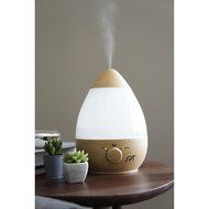 Ultrasonic Wood Grain Humidifier with Fragrance Diffuser , With An Elegant Design And Whisper Quiet Operation, N2