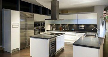 Faber STILIS36SS 36" 600 CFM Stilo Isola European Style Island Canopy Range Hood, Stainless Steel