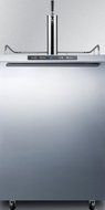 Summit SBC635MOS7HH 24" Outdoor Beer Dispenser with 5.6 cu. ft. Capacity Automatic Defrost Digital Thermostat...