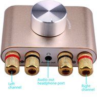 Yeeco&reg; Hifi Mini Bluetooth Amplifier 50W+50W DC 12/24V Wireless Bluetooth Stereo Dual Channel Audio Receiver Power... N3