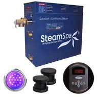 Steam Spa IN900OB-A Indulgence 9 KW Quick Start Acu-Steam Bath Generator Package with Built-In Auto Drain, Oil... N10