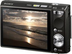 Sony Cybershot DSC-T100 8MP Digital Camera with 5x Optical Zoom and Super Steady Shot (Red) N20