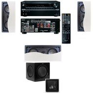 Klipsch R-2502-W II In-Wall Speaker (LCR) 3.1 Onkyo TX-NR636 7.2 Channel Network A/V