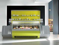 VENTURA XP II TECNICA Gelato Ice Cream Showcase Display Freezer / Gelato Machine T6 (5 Liter Pan / 12 Flavors) N2