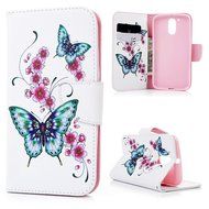 MOTO G4 Case,Motorola MOTO G4 Case - Wallet Flip Stand Case PU Leather Case with Shockproof TPU Inner Bumper Colorful... N45