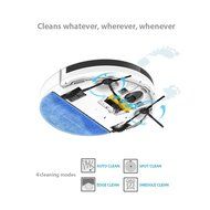 ILIFE V3s Robotic Vacuum Cleaner for Pets and Allergies Home, Pearl White N3