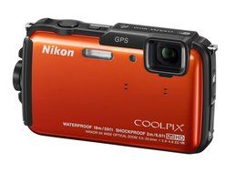 Nikon COOLPIX AW110 Wi-Fi and Waterproof Digital Camera with GPS (Orange) (OLD MODEL) N9