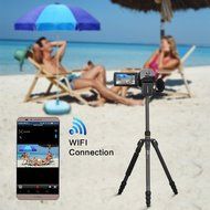 SEREE FHD 1080P Camcorders WIFI Connection 60FPS Dual SD Slot Night Vision External Battery 20MP 16X Digital Zoom... N11