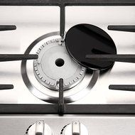 Windmax 34" Silver Stainless Steel 6 Burners Built-In Stove LPG/NG Fixed Cooktop Cooker