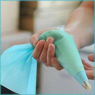 Generic Small/Large Decorating Reusable Cake Silicone Pastry Bag Icing Piping Cream N11