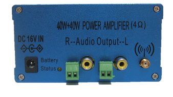 Masterpiece Signature Series MPC-4225 Portable Bluetooth Amplifier (Blue)