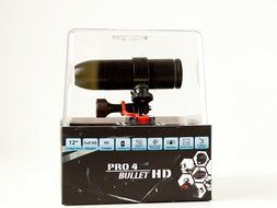 Bullet HD Pro 4 Black Edition 1080P Explorer 12MP Camera Fire Water Proof Cam + FireFighters Blackjack Mount N6