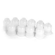Dickics 10pcs Coupler Adaptor Icing Piping Nozzle Bag Cake Flower Pastry Decoration Tool Small Size