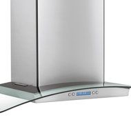 Frigidaire RH36WC60G 36" Glass Canopy Wall-Mount Hood with Dual-Centrifugal Fans and Washable Filters, Stainless...