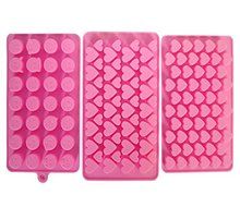 AS mini Heart shaped chocolate silicone mold,Candy mold,Pudding mold,baking mold,Cake Decorating, 3pcs!