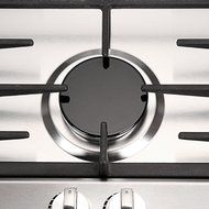 Windmax 34" Silver Stainless Steel 6 Burners Built-In Stove LPG/NG Fixed Cooktop Cooker N2