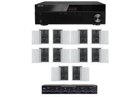 Distributed Home Audio Whole House Sound System- Flush Inwall Speakers for 5+ Rooms