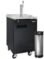 Kegco Commercial Grade Homebrew Kegerator Four Faucet Ball Lock Keg Dispenser Black N35