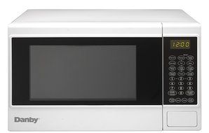Danby Designer 0.7 cu.ft. Countertop Microwave, Black/Stainless Steel N14