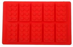 2 Pcs Building Brick Silicone Mold Tray Candy Ice Soap Crayons Chocolate Ice Cube for Lego Lovers with Bonus Free... N2