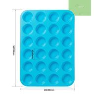 Freshlove Large Mini Muffin Pans - 24 Cup Jumbo Silicone Pan for Cupcakes and Premium Baking - Non Stick Tray... N6