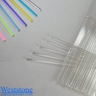 Weststone - 50pcs 8&quot; X 5/32&quot; Crystal Clear Lollipop Sticks for Cake Pops Lollipop Candy &hellip;