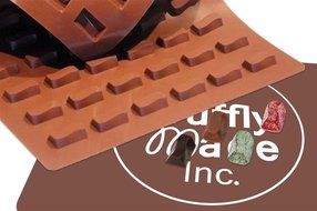 Christmas Sale Wave Chocolate Truffle, Jelly and Candy Mold, 54 cavities, One step candy pop-out