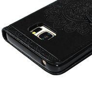Note 5 Case,Samsung Galaxy Note 5 Case - Wallet Slim Fit Folio Stand 3D Basso-relievo PU Leather Flip Case with... N38