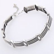 Ethnic Ancient Silver Women Girls Necklace Jewelry Collar Chocker Chain Gift N2