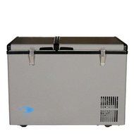 Cu. Ft. 62 Qt. Dual Zone Portable Freezer in Gray with Two Separately Controlled Temperature Zones, You Can Set... N2