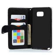 Note 5 Case,Samsung Galaxy Note 5 Case - Wallet Slim Fit Folio Stand 3D Basso-relievo PU Leather Flip Case with... N39