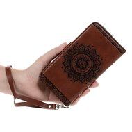 Note 5 Case,Samsung Galaxy Note 5 Case - Wallet Slim Fit Folio Stand 3D Basso-relievo PU Leather Flip Case with... N40