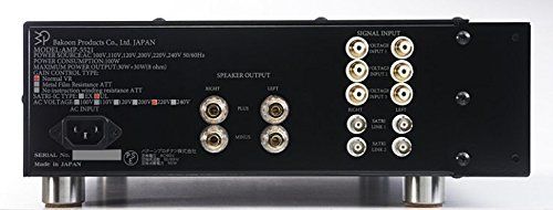 Bakoon Products Power Amplifier AMP-5521 SATRI-IC-EX Winging Resistance ATT(Non induction), Black