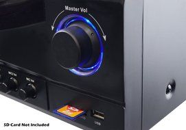 Pyle Stereo Receiver and iPod Dock Package - PT590AU 5.1 Channel 350 Watts Built-In AM/FM Radio/USB/SD Card HDMI...