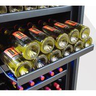 Vinotemp VNTVT-140RV-2ZR 154-Bottle Right Hinge Dual-Zone Freestanding Wine Cooler N4