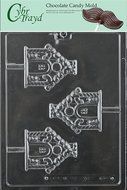 Cybrtrayd C463 Gingerbread House Lolly Life of the Party Chocolate Candy Mold with Exclusive Cybrtrayd Copyrighted...