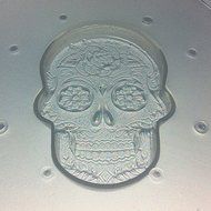 Flexible Resin Mold Medium Halloween Sugar Skull