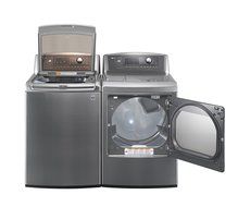 LG H/E Ultra Large Capacity H/E Top Load Laundry Pair *In Granite Steel Finish* with WaveForce Technology WT5170HV...