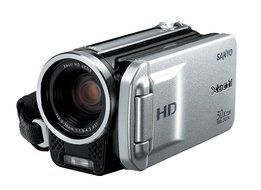 Sanyo VPC-TH1 HD Compact Flash Memory Camcorder w/ 30x Optical Zoom (Silver) (Discontinued by Manufacturer) N6
