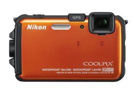 Nikon COOLPIX AW100 16 MP CMOS Waterproof Digital Camera with GPS and Full HD 1080p Video (Camouflage) (OLD MODEL) N8