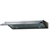 Faber VELV36SS 36" 600 CFM Velvet Slide Out Under Cabinet Glass and Stainless Hood Fan, Stainless Steel
